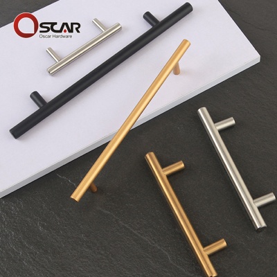 不锈钢柜门小拉手 欧式酒柜橱柜门把手 加长圆管现代简约抽屉拉手