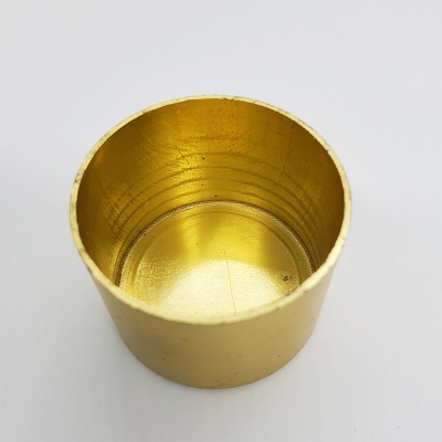 纯铜桌脚套冲压件加工定制 黄铜件家具耐磨五金配件冲压加工来图