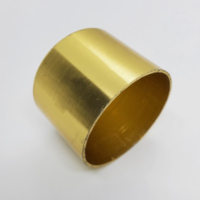 纯铜桌脚套冲压件加工定制 黄铜件家具耐磨五金配件冲压加工来图