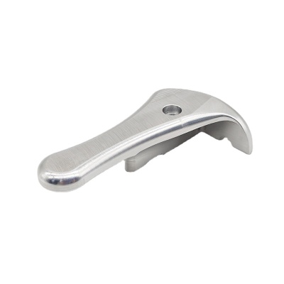 CNC精密机械五金机加工运动自行车配件左链接零件加工定制直销