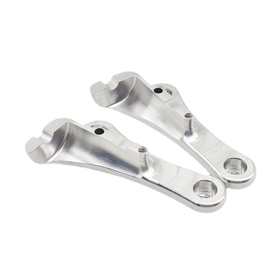 CNC精密机械五金机加工运动自行车配件左链接零件加工定制直销