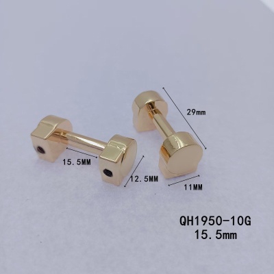 化妆盒珠宝盒浅金色合金小拉手   箱包拱桥扣