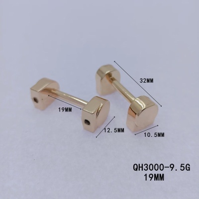 化妆盒珠宝盒浅金色合金小拉手   箱包拱桥扣