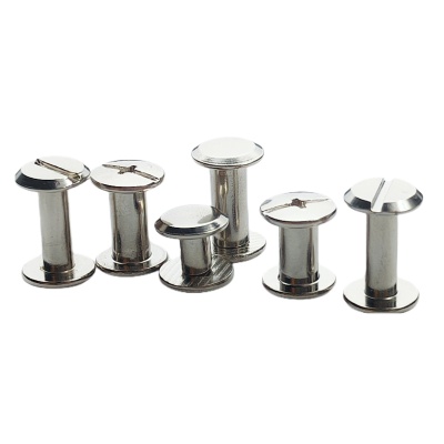 厂家直发子母螺丝碳钢镀镍铆钉子母钉账本钉吗m4m5对锁对相册子母