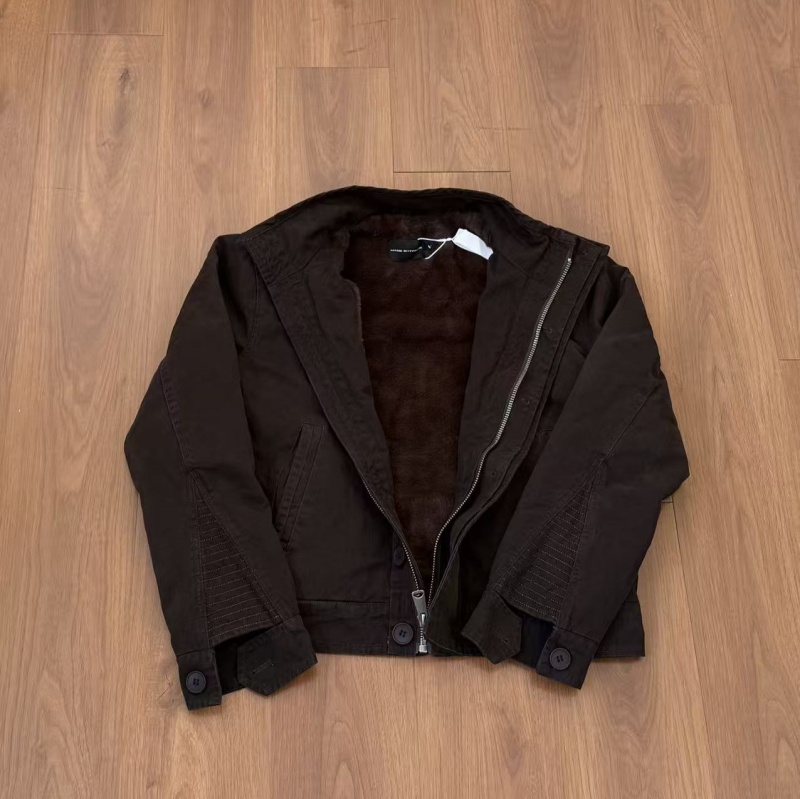 EME易盛易 座山雕复古工装夹克外套25冬季重磅珠帆布棉服AF外套