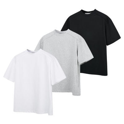 MADEEXTREME 凉感sorona短袖t恤夏季美式boxy拼接解构cleanfit男