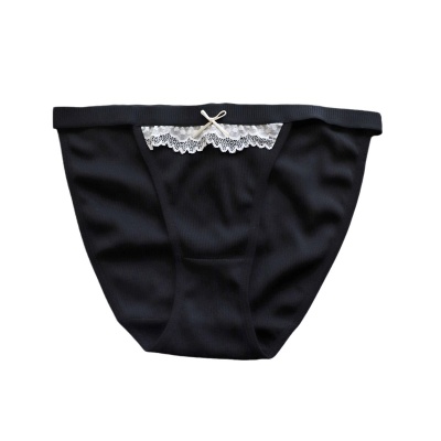 白色恋人高开叉甜纯爱电影女主风内裤T版性感自由运动女士底裤