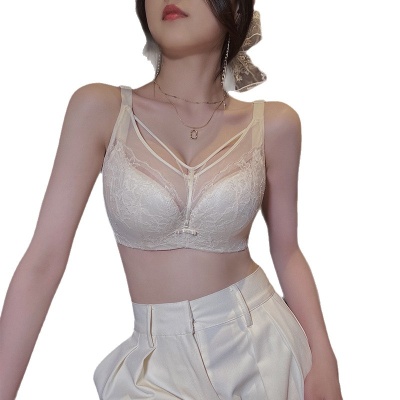 特价断码大胸显小内衣女薄款调整型收副乳防下垂抹胸防走光文胸罩