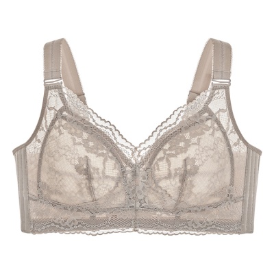 内衣女大胸显小聚拢收副乳防下垂全罩杯大码调整型文胸夏夏季新款