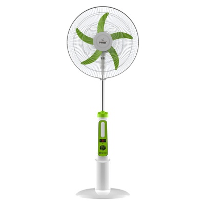 IWIN跨境热销18寸遥控充电户外风扇家用大风力太阳能落地扇节能